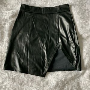 Black Leather Skirt